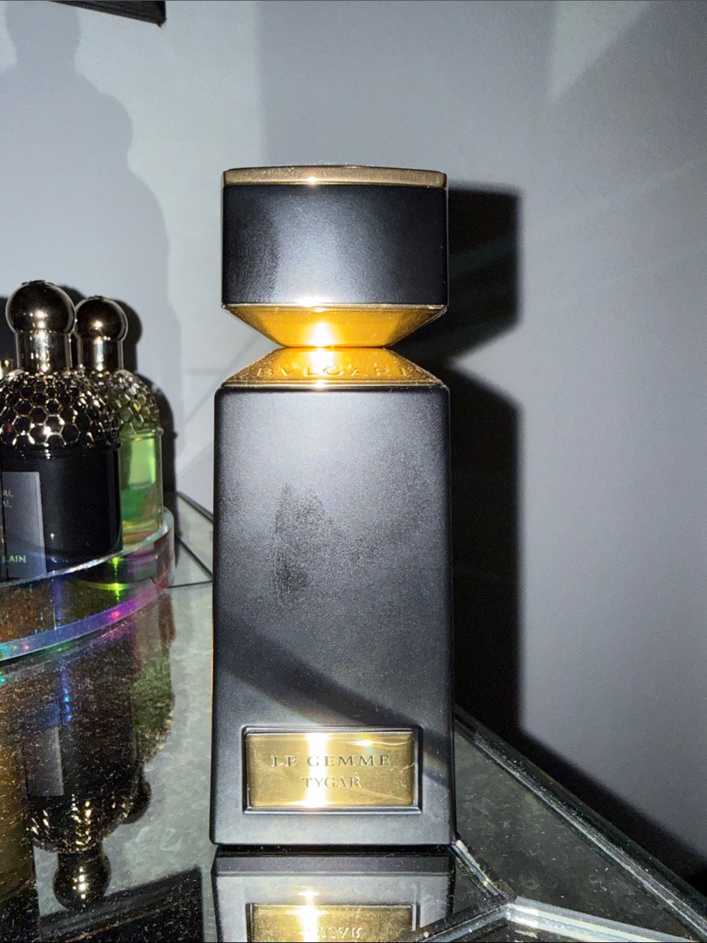 Bulgari Black and Gold Le Gemme Accent Bottle